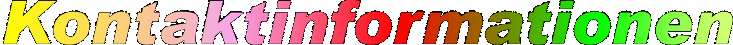 Kontaktinformation